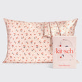 Satin Pillowcase in Cherry Print 2 Pack