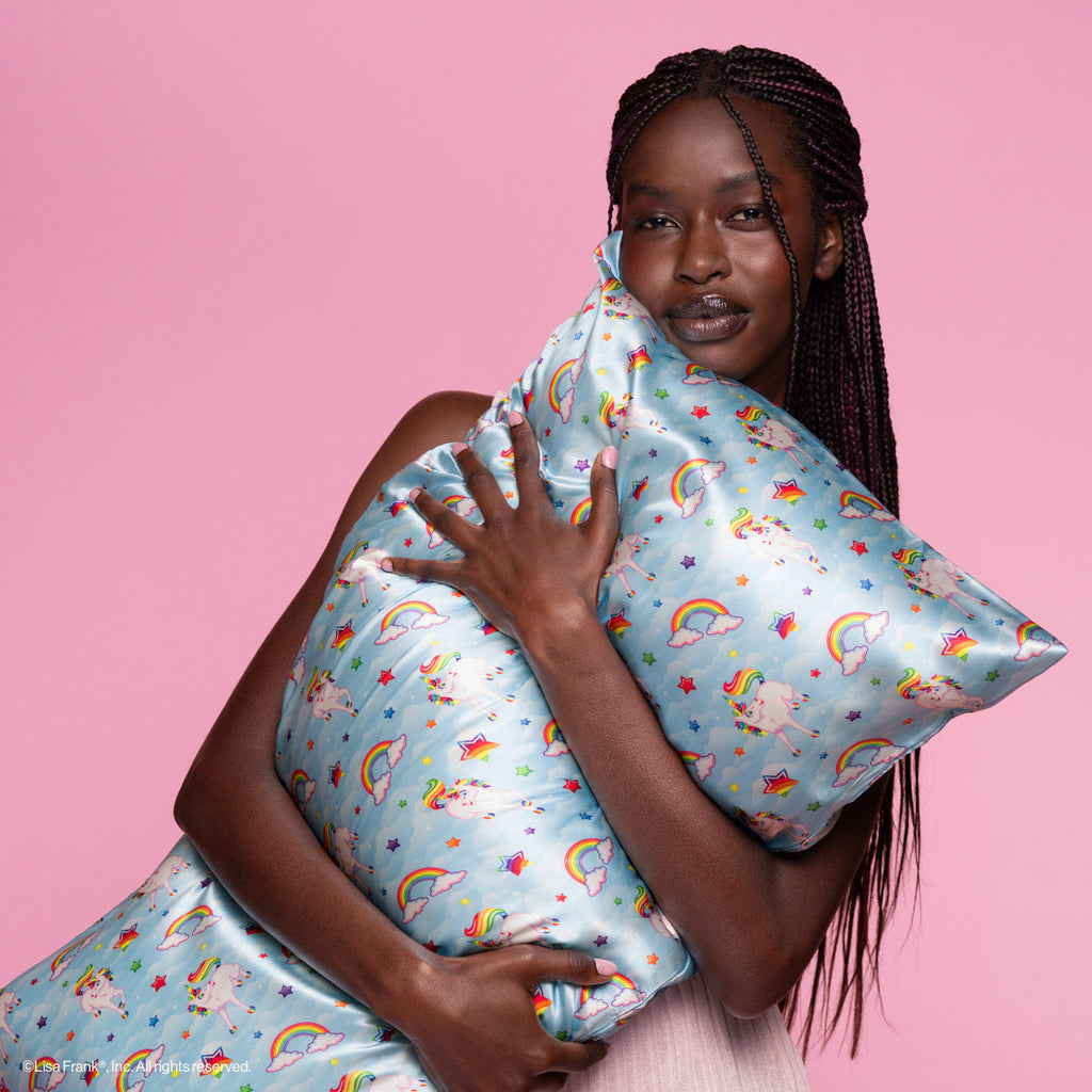 Lisa Frank x Kitsch Satin Pillowcase in Markie™ - King