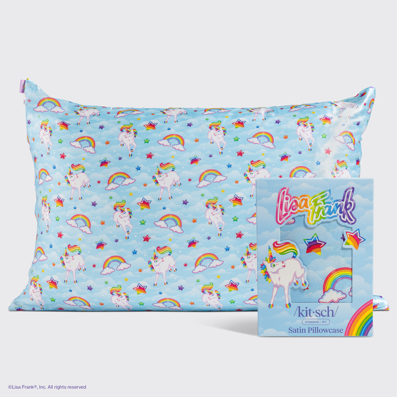 Lisa Frank x Kitsch Satin Pillowcase in Markie™ 4 Pack