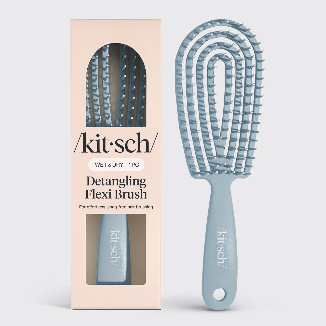 Black Detangling Flexi Brush - Haze Blue Detangling Flexi Brush