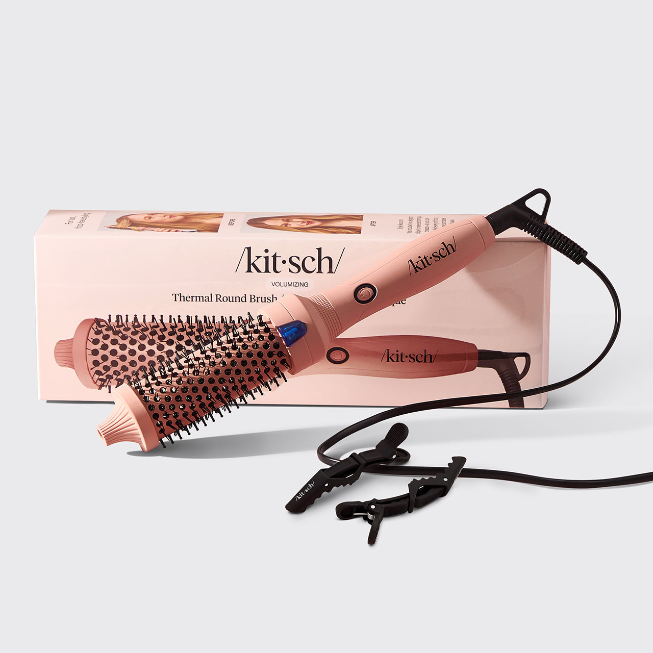 Haze Blue Volumizing Thermal Round Brush - Large - Terracotta Volumizing Thermal Round Brush - Medium