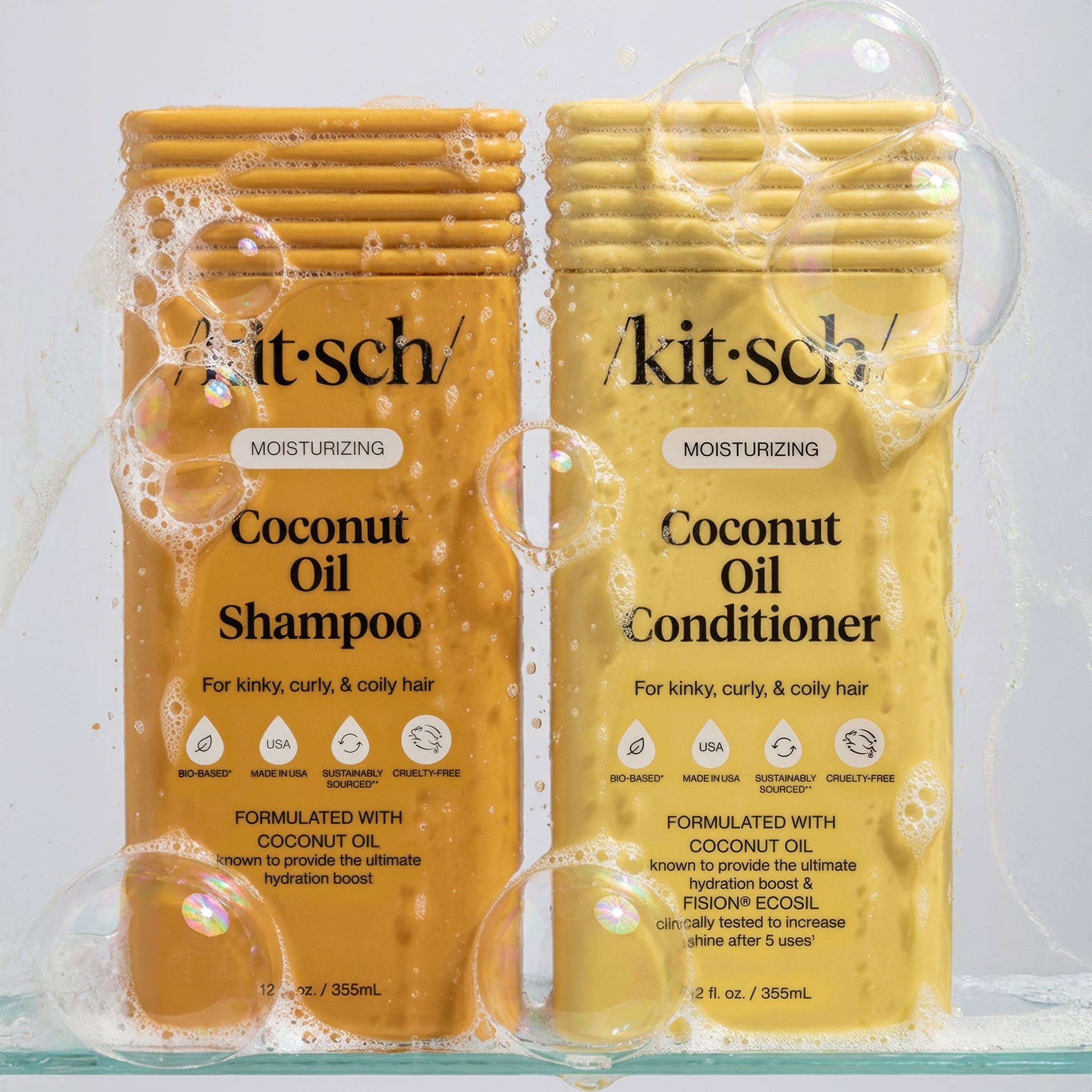 Coconut Oil Shampoo & Conditioner Combo for Dry Damaged Hair