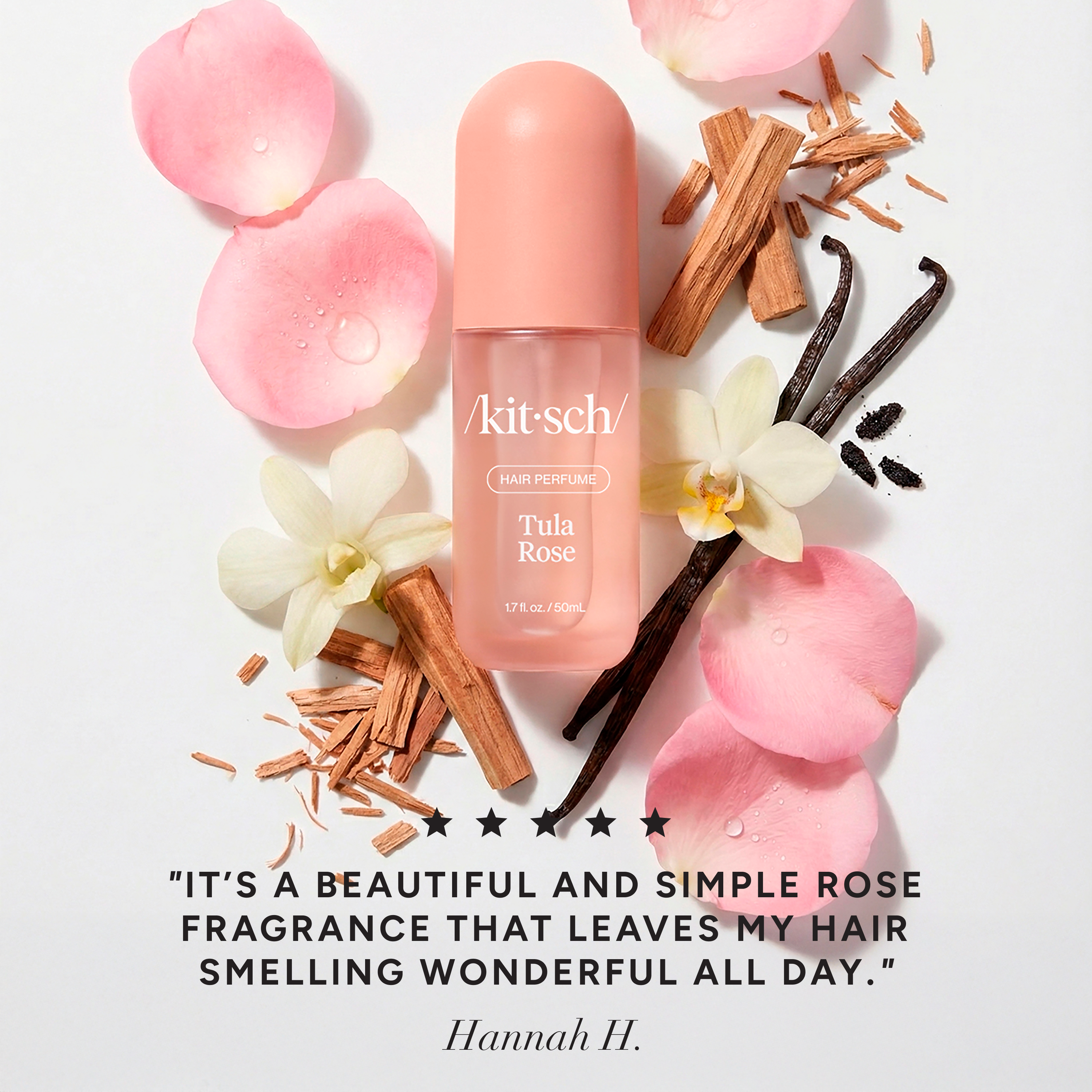 Tula Rose Hair & Body Perfume Mist