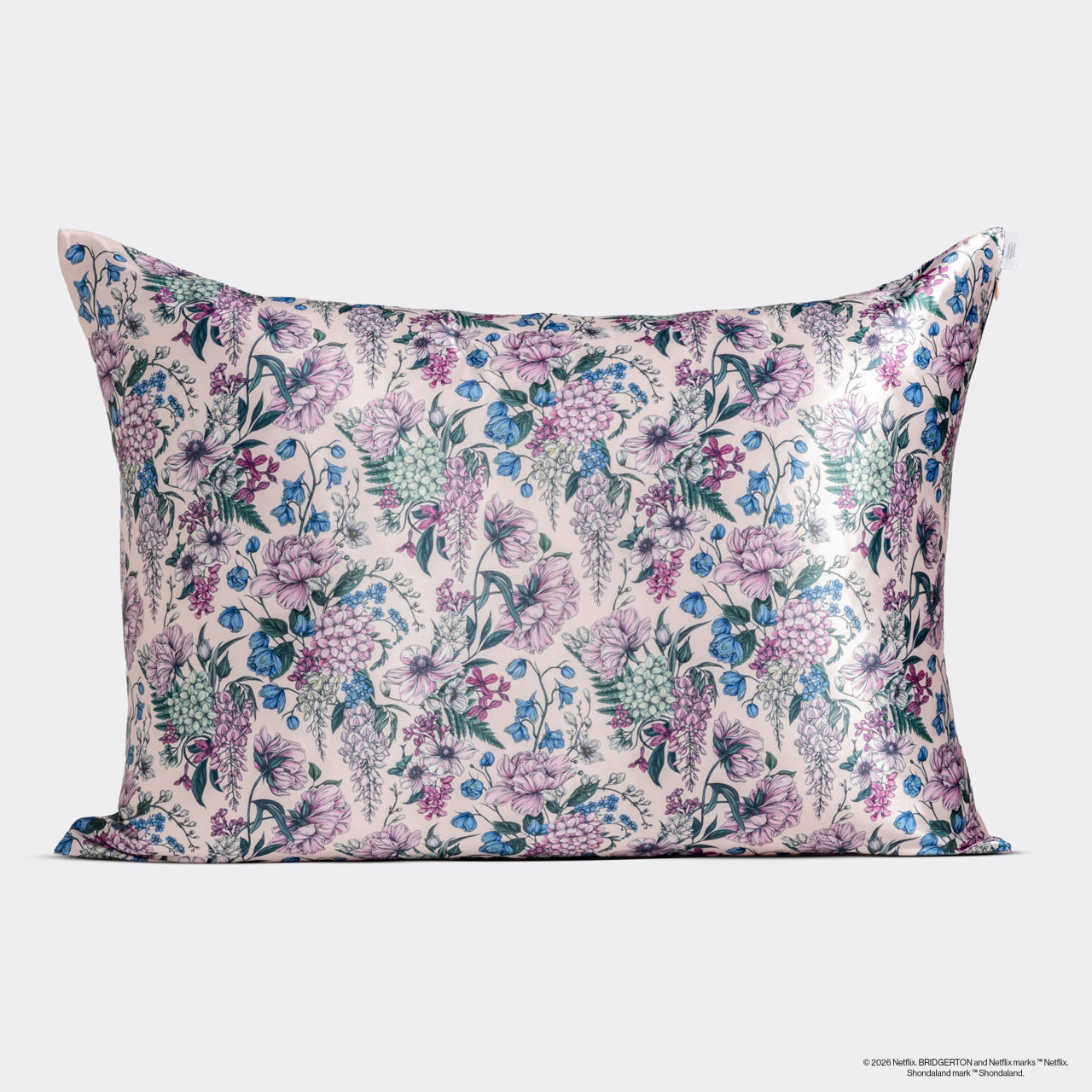 Bridgerton x Kitsch Satin Pillowcase in Wisteria 4 Pack