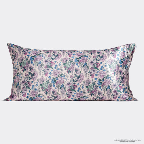 Bridgerton x Kitsch Satin Pillowcase in Wisteria 2 Pack - King