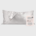 Satin Pillowcase in Silver 2 Pack - King