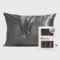 Satin Pillowcase in Charcoal 2 Pack