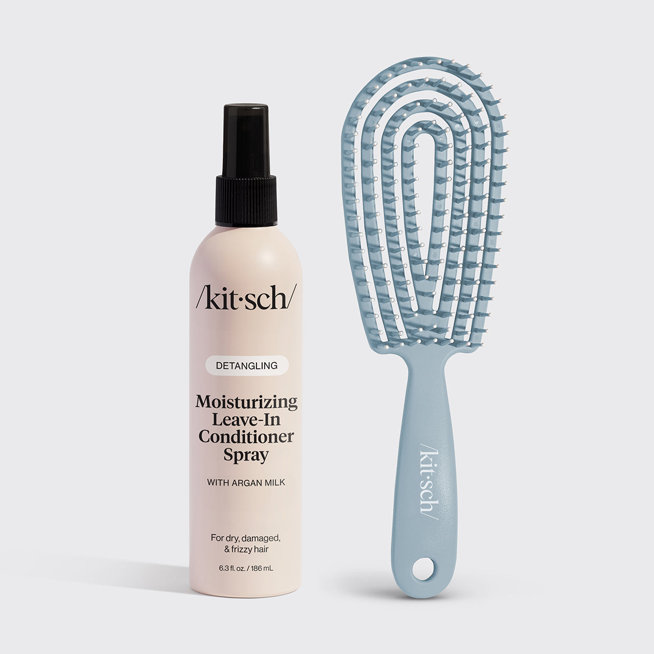 Black Detangling Bundle - Haze Blue Detangling Bundle