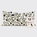 Satin Pillowcase in Heart Print - King