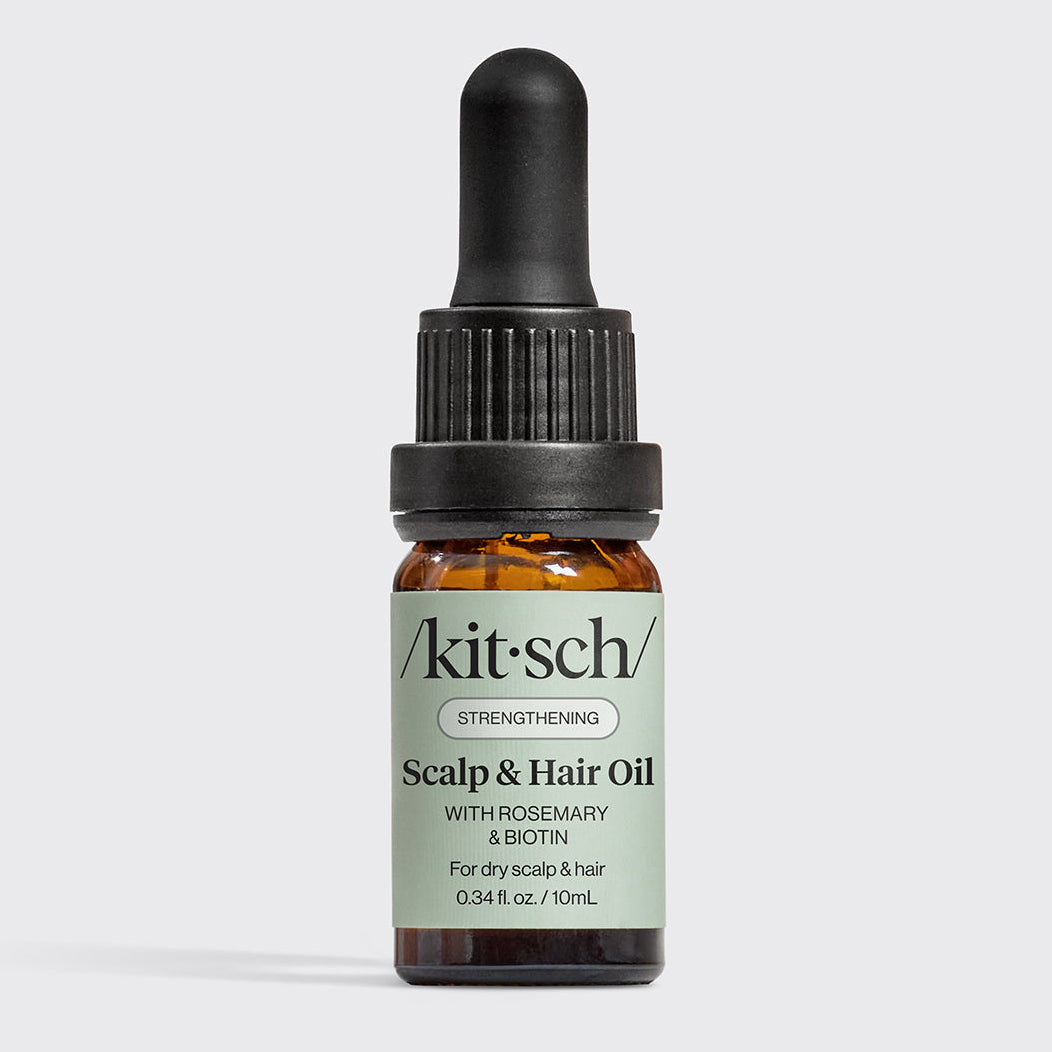 Strengthening Rosemary & Biotin Scalp & Hair Oil - 2fl oz./60mL - Strengthening Rosemary & Biotin Scalp & Hair Oil - 0.34fl oz./10mL