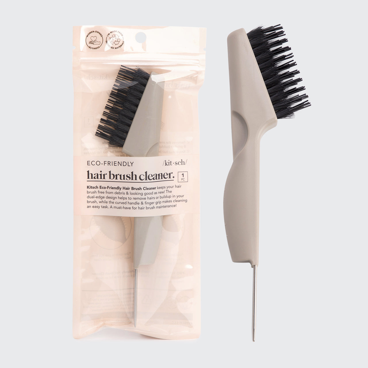 Gentle Detangling Wet/Dry Brush - Hair Brush Cleaner