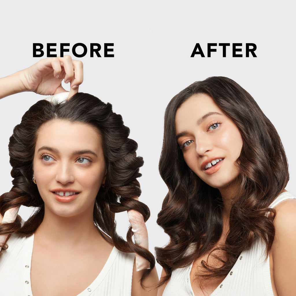 Satin Heatless Curling Set + Leave-In Conditioner Bundle