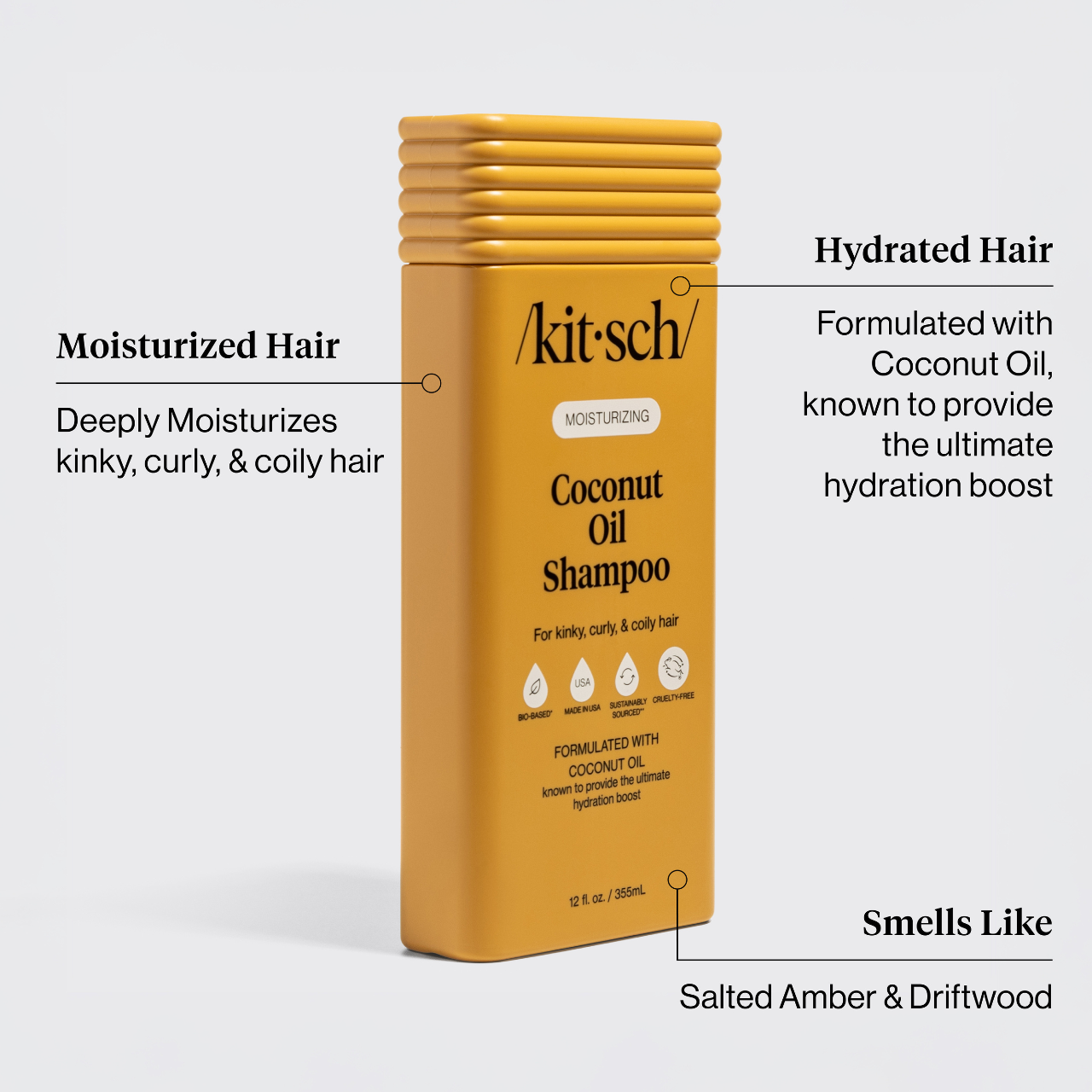 Coconut Oil Shampoo & Conditioner Combo for Dry Damaged Hair
